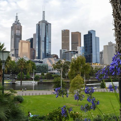 Melbourne city skyline