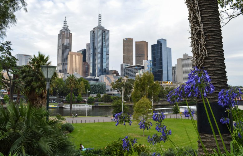 Melbourne city skyline