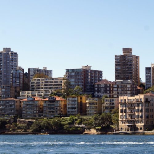 Waterfront housing Sydney