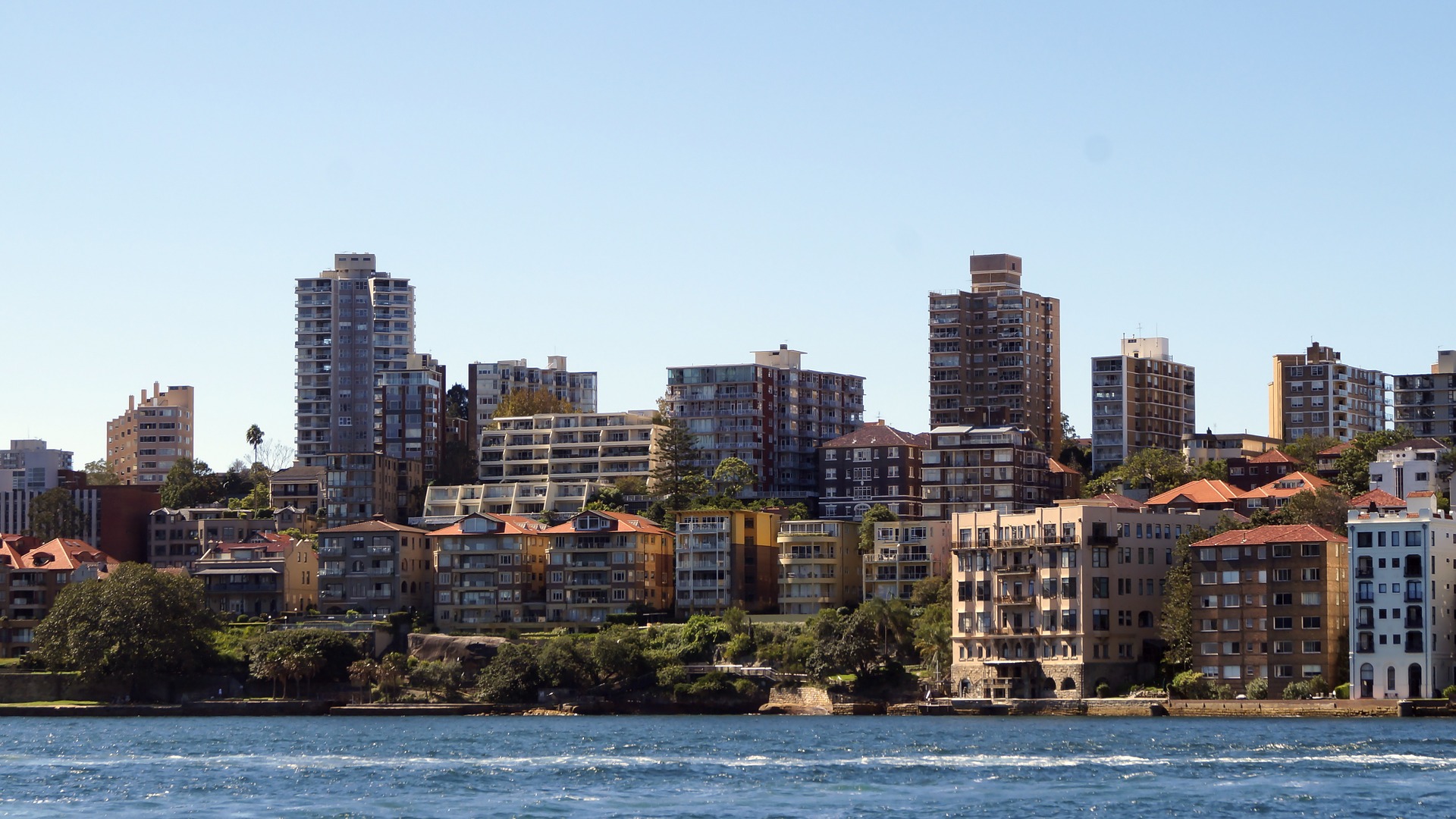 Waterfront housing Sydney